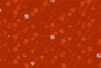 Light Orange vector hand painted texture.