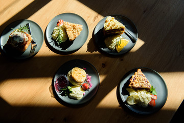 Beautiful modern bakery arrangement.