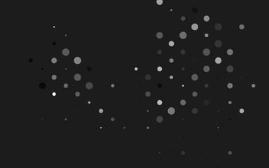 Light Silver, Gray vector layout with circle shapes. Modern abstract illustration with colorful water drops. Template for your brand book.