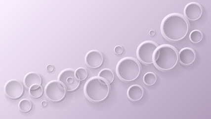 Modern abstract light background with circle ring. Modern geometric vector. Abstract vector design round. Trendy graphic round background. Brochure design. Geometric shape. Template with circles.
