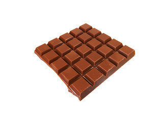 chocolate isolated on white background