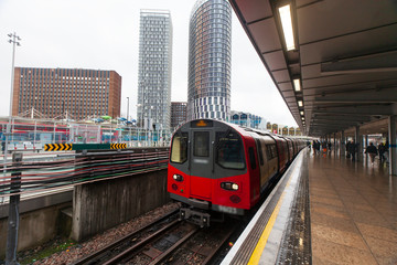 Fototapeta na wymiar Metro in the capital of England.