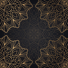 luxury ornamental mandala design background