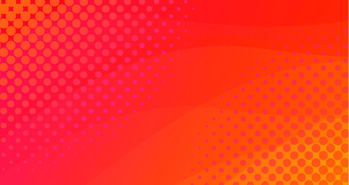 Halftone Vector Minimalistic Horizontal Banner Background