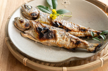 アマゴの塩焼き