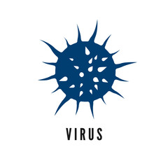 Virus. Flu infection. Symbol Corona Virus Infection. Dangerous disease. Vector illustration