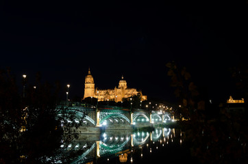 Salamanca de noche 