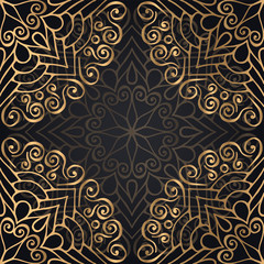 luxury ornamental mandala design background