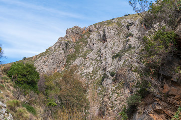 Mountainous landscape in the Alpujarra (Spain)


