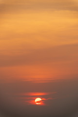 Scenic View Of landscape Against Sky During Sunset