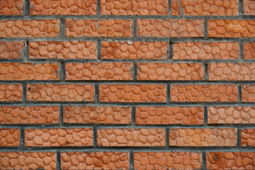 brick wall background brown color, good and clean