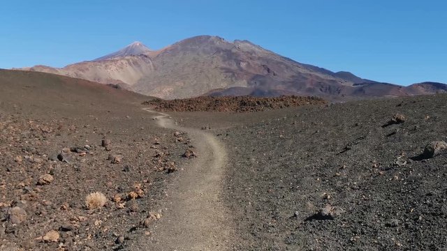 Espagne, Tenerife, parc national du Teide,  randonn&eacute;e du volcan Samara