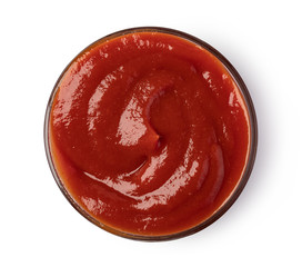 Bowl with ketchup