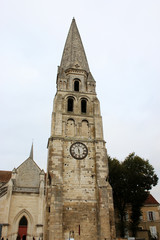 Fototapeta na wymiar Auxerre - Abbaye Saint-Germain d'Auxerre