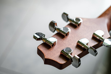 Hobbies and vacations by playing acoustic guitar
