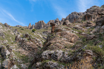 Mountainous landscape in the Alpujarra (Spain)

