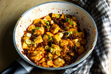 Mapo tofu with Chinese douban paste