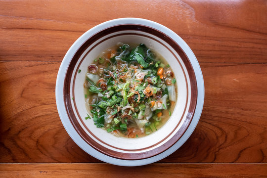 Traditional Indonesian soup its name is Cap Cay or Cap Cai soup