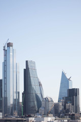 Fototapeta na wymiar Rascacielos en London city