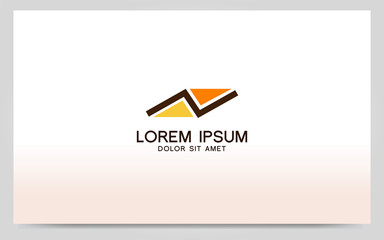 Modern furniture symbol logo design. Vector graphic illustration