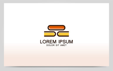 Fototapeta premium Modern furniture symbol logo design. Vector graphic illustration