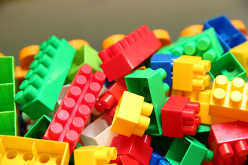 block pieces can be assembled and connected in many ways, to construct objects vehicles, and buildings. Anything constructed can then be taken apart again, and the pieces used to make other object.