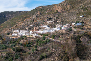 Fototapeta na wymiar Timar: small mountain town in the Alpujarra (Spain)