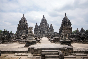 Fototapeta na wymiar Prambanan , Templo Java, Indonesia
