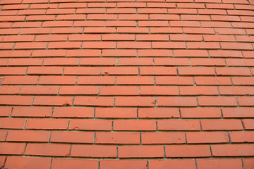 Obraz premium Old wall bricks of a house outdoor
