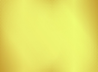Abstract golden halftone dots background.
