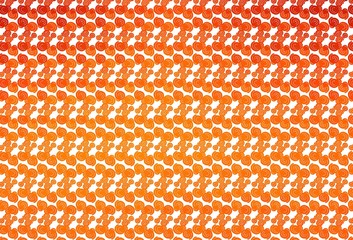 Light Orange vector template with lava shapes.