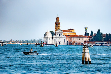 Fototapeta premium Venezia (Veneto) - Panorami e particolari della città a colori