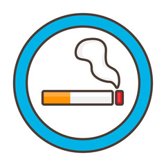 Smoking is allowed. Permission icon. Illustration.