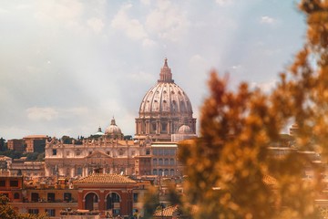 View of Rome from Villa Borghese