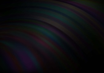 Dark Silver, Gray vector template with abstract lines. Colorful illustration in abstract marble style with gradient. Brand new design for your ads, poster, banner.