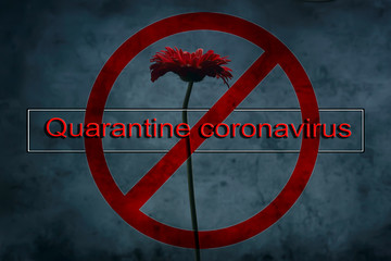quarantine coronavirus background, abstract blurred theme coronavirus pandemic epidemic