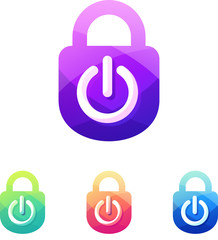 key ceklist padlock button