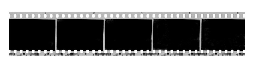 Texture of black and white film 