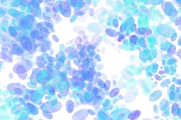 Colorful blue egg shape illustration background texture