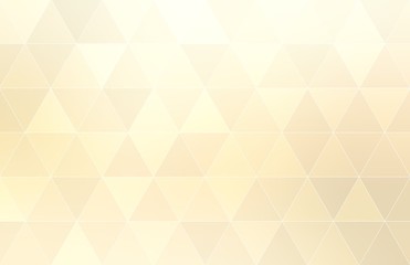 Triangle yellow pastel mosaic bckground. Creative modern illustration. Simple pattern.