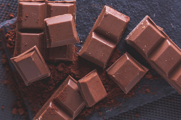 ounces of split chocolate