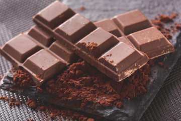 ounces of split chocolate