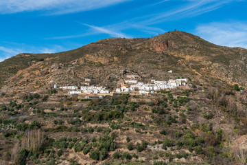 Fototapeta na wymiar Timar: small mountain town in the Alpujarra (Spain)