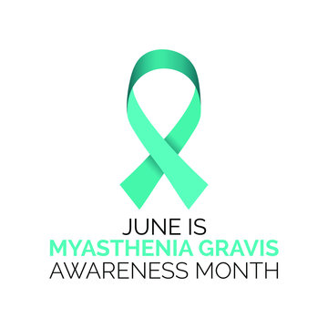 Vector illustration on the theme of Myasthenia Gravis awareness month observed each year during June.