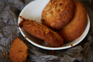 peanut cookie. homemade baking