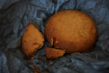 peanut cookie. homemade baking