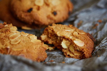peanut cookie. homemade baking