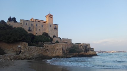 Fototapeta na wymiar castle in the sea