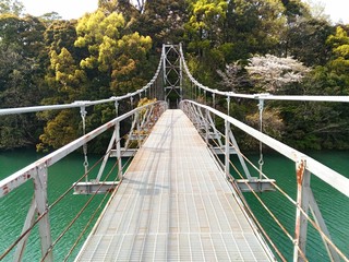 suspension bridge in thailand