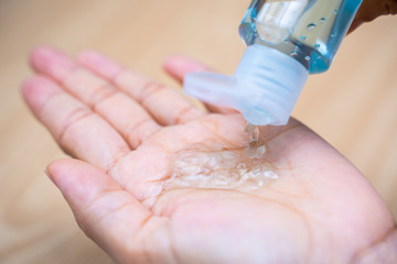 hand sanitizer for protection against viruses